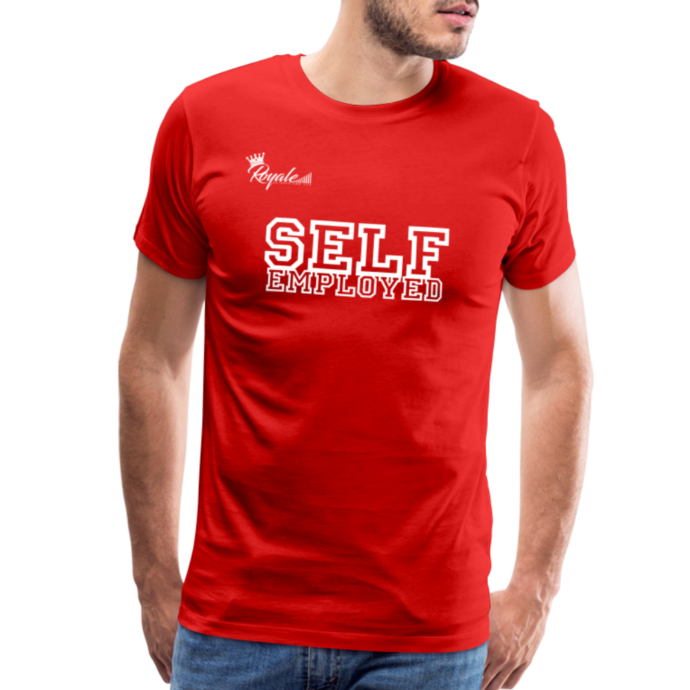 Men's Premium T-Shirt - Self Employed - red