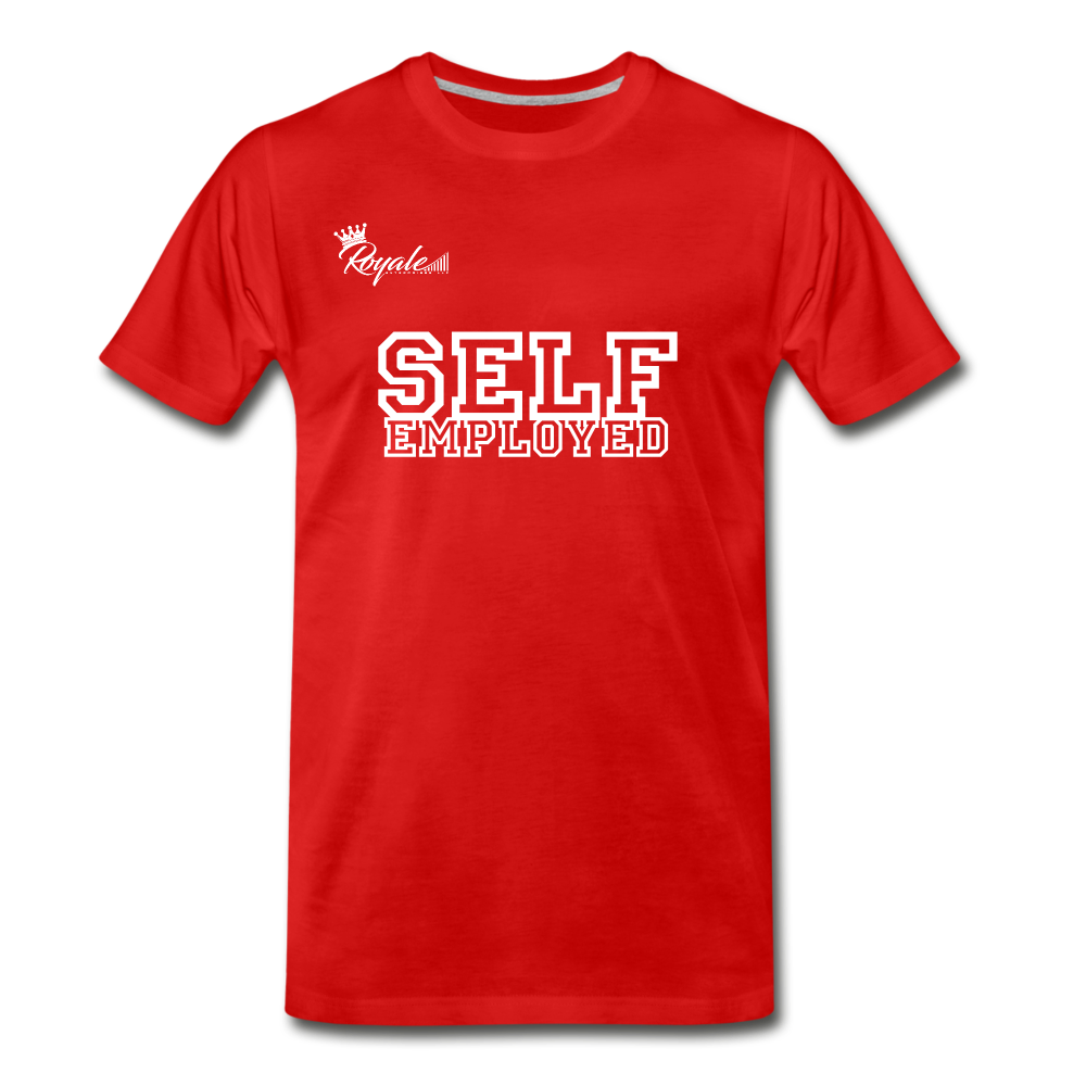 Men's Premium T-Shirt - Self Employed - red