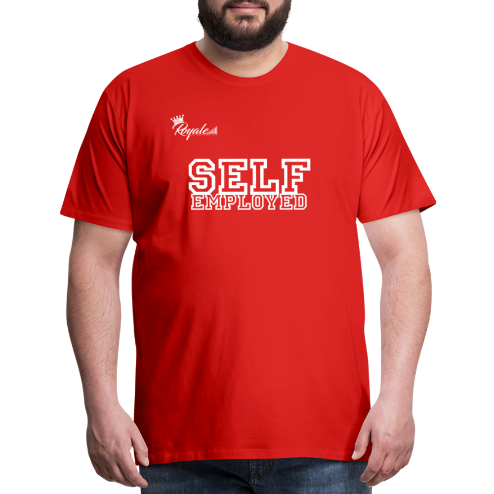 Men's Premium T-Shirt - Self Employed - red