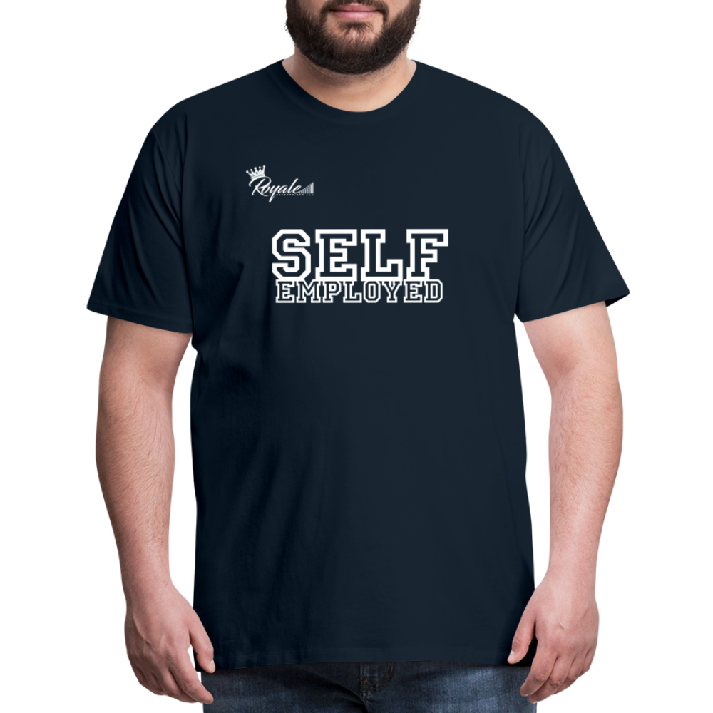 Men's Premium T-Shirt - Self Employed - deep navy