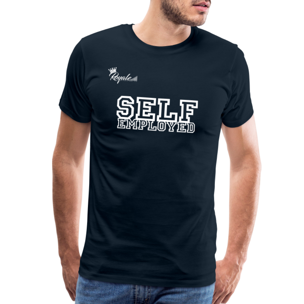 Men's Premium T-Shirt - Self Employed - deep navy