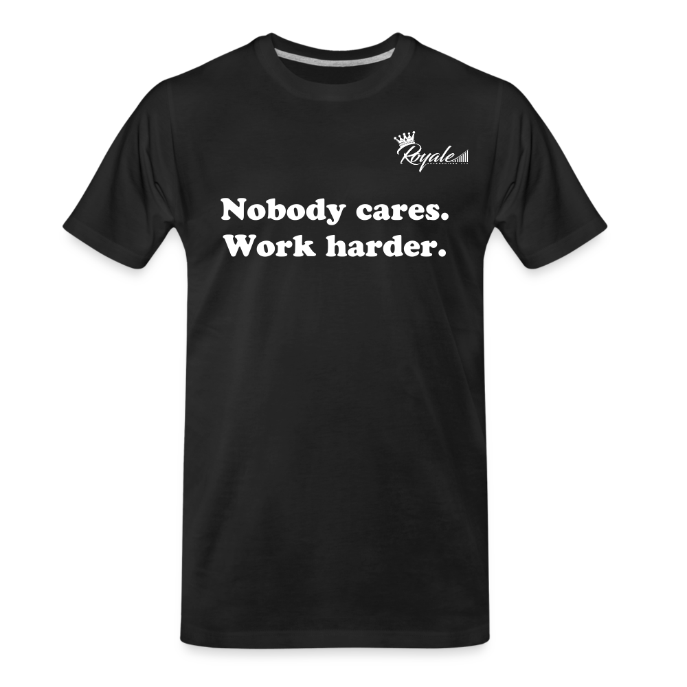 Men's Premium T-Shirt - Work Harder - black