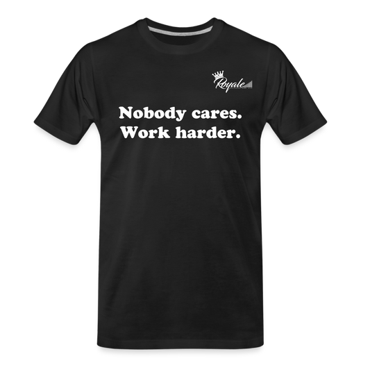 Men's Premium T-Shirt - Work Harder - black