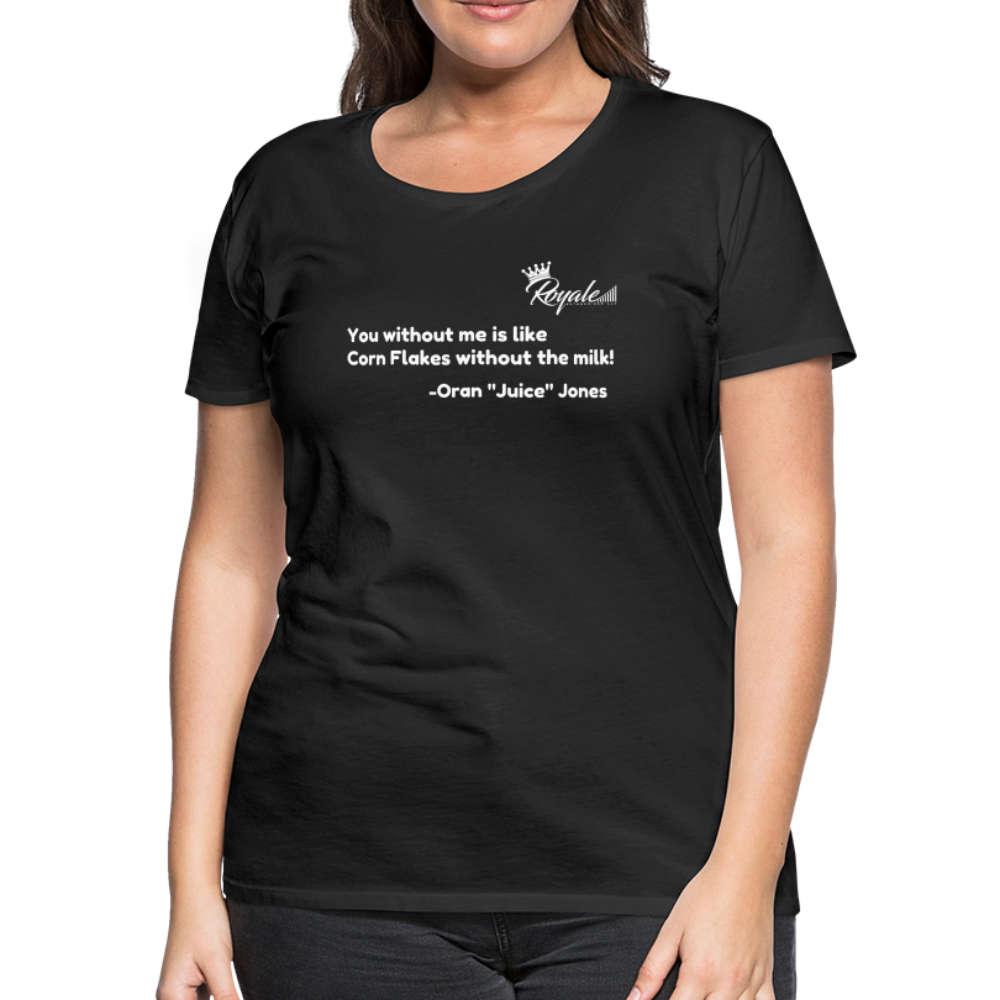 Women’s Premium T-Shirt - The Rain - black