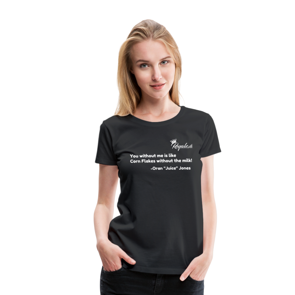 Women’s Premium T-Shirt - The Rain - black