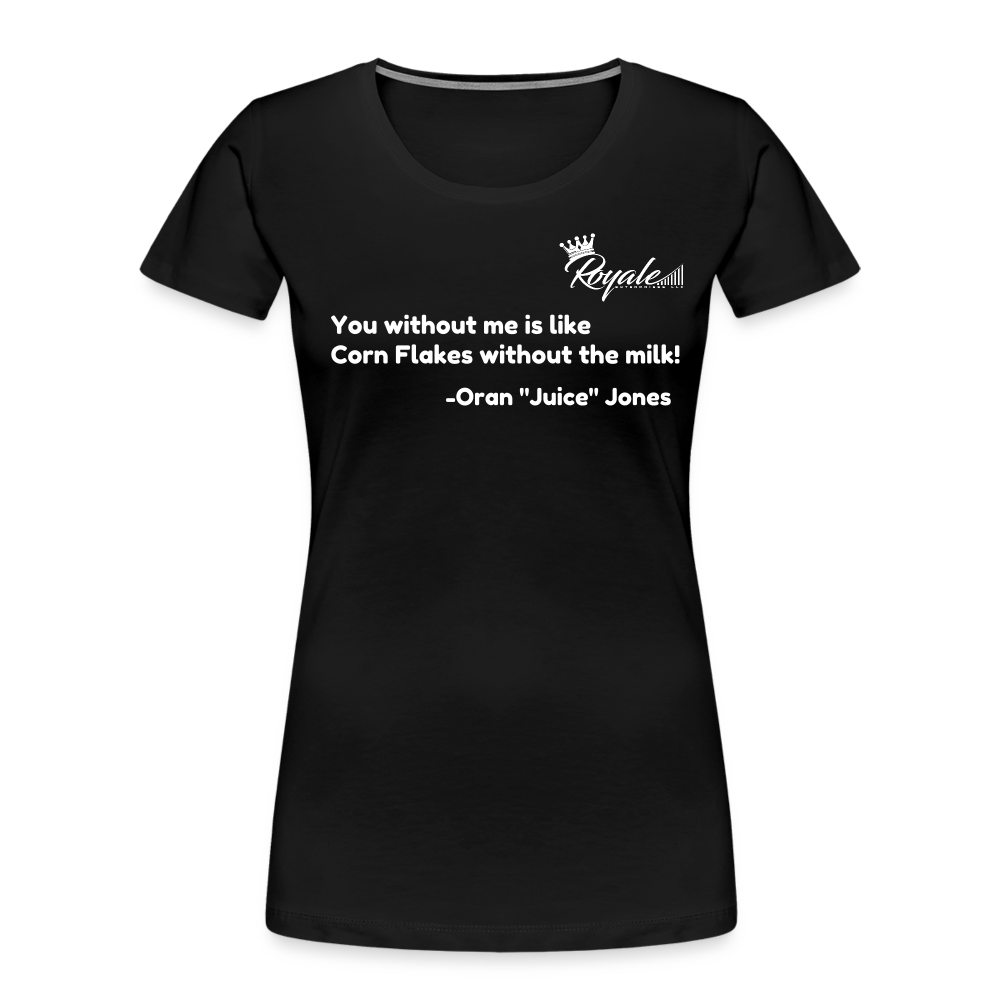 Women’s Premium T-Shirt - The Rain - black