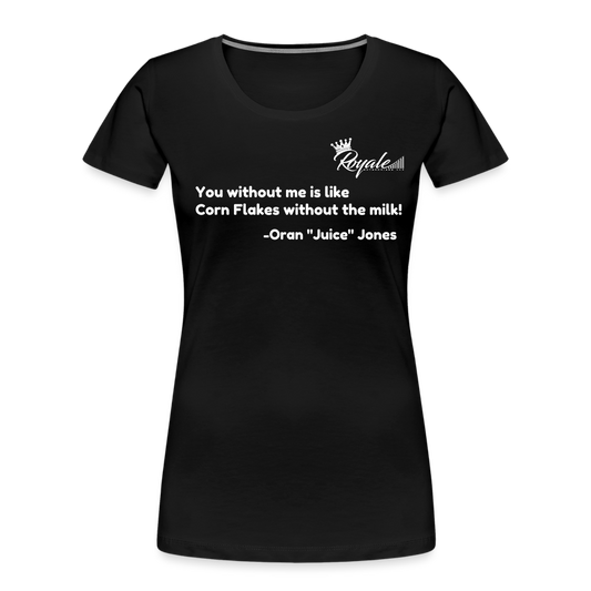 Women’s Premium T-Shirt - The Rain - black