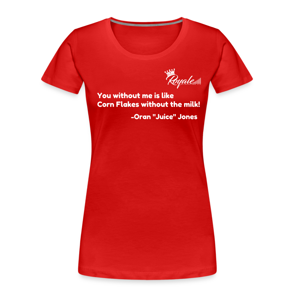 Women’s Premium T-Shirt - The Rain - red