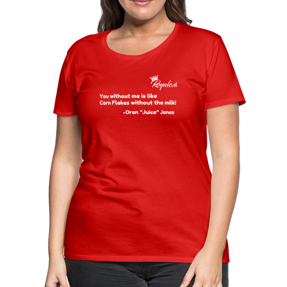 Women’s Premium T-Shirt - The Rain - red