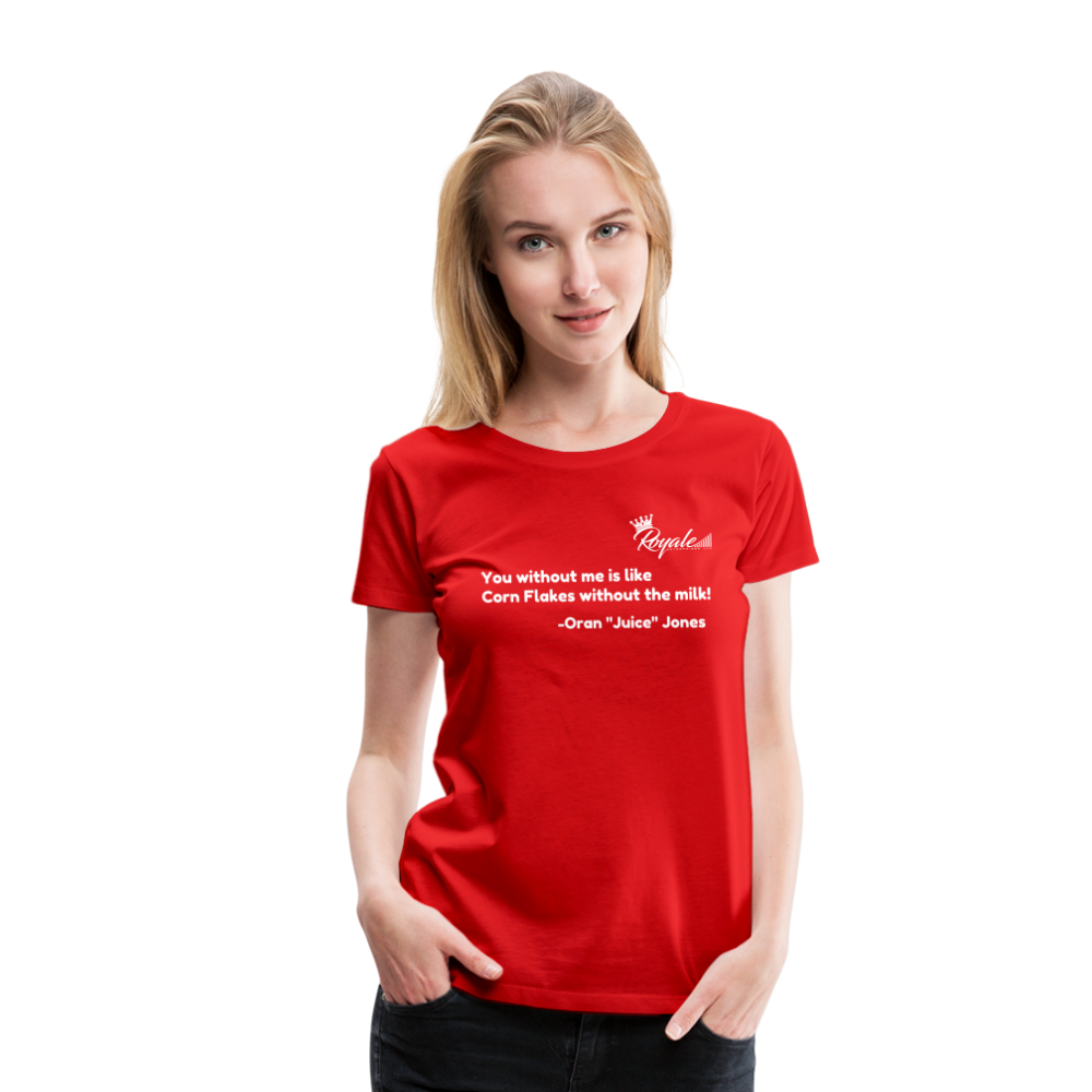 Women’s Premium T-Shirt - The Rain - red