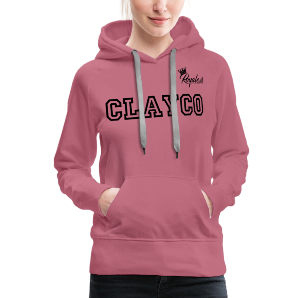 Women’s Premium Hoodie- Clayco - mauve