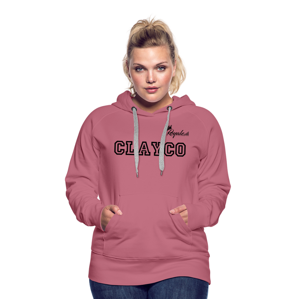 Women’s Premium Hoodie- Clayco - mauve