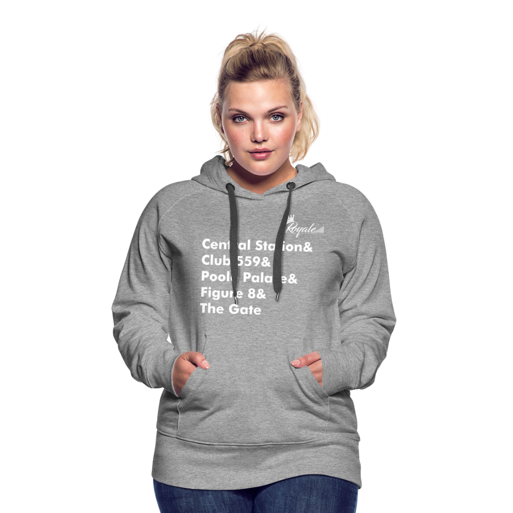 Women’s Premium Hoodie - ATL Closed Clubs - heather grey