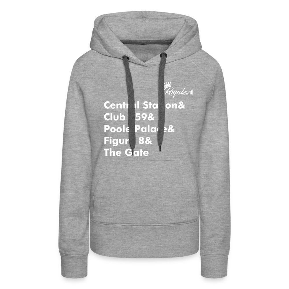 Women’s Premium Hoodie - ATL Closed Clubs - heather grey