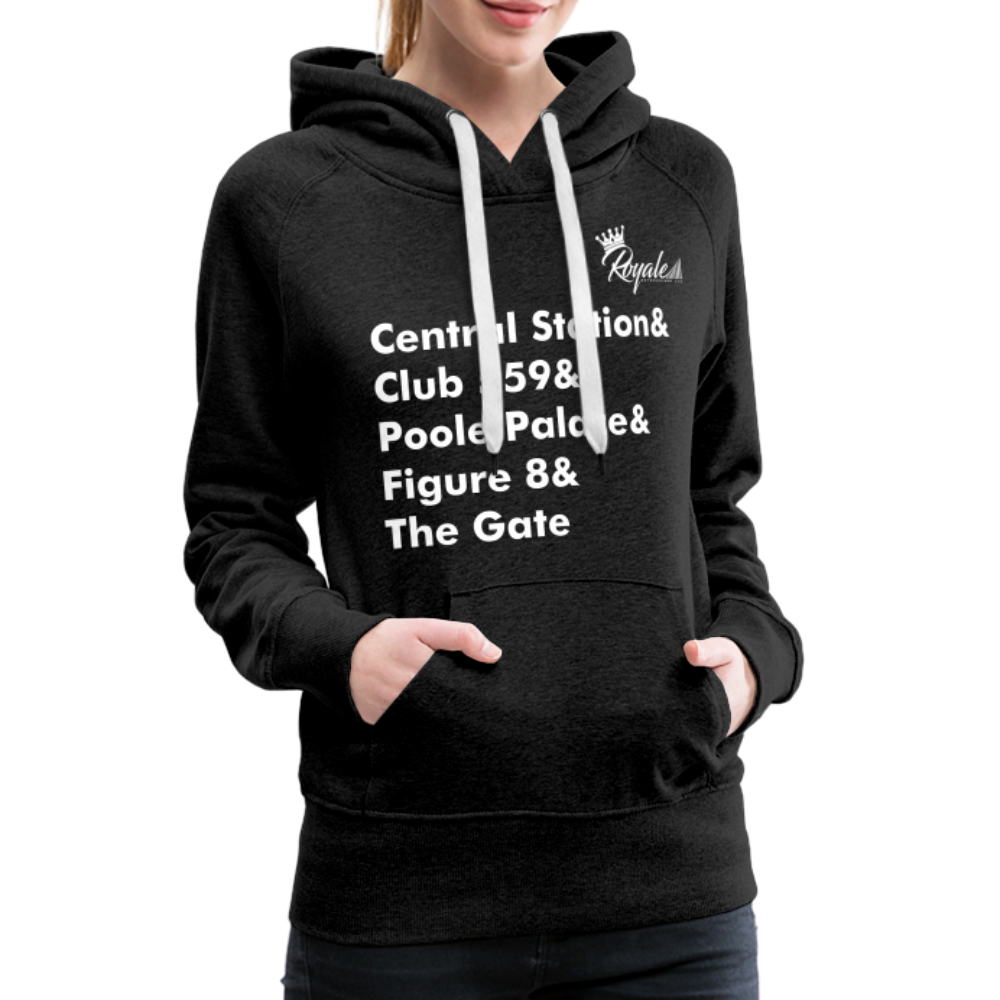 Women’s Premium Hoodie - ATL Closed Clubs - charcoal grey