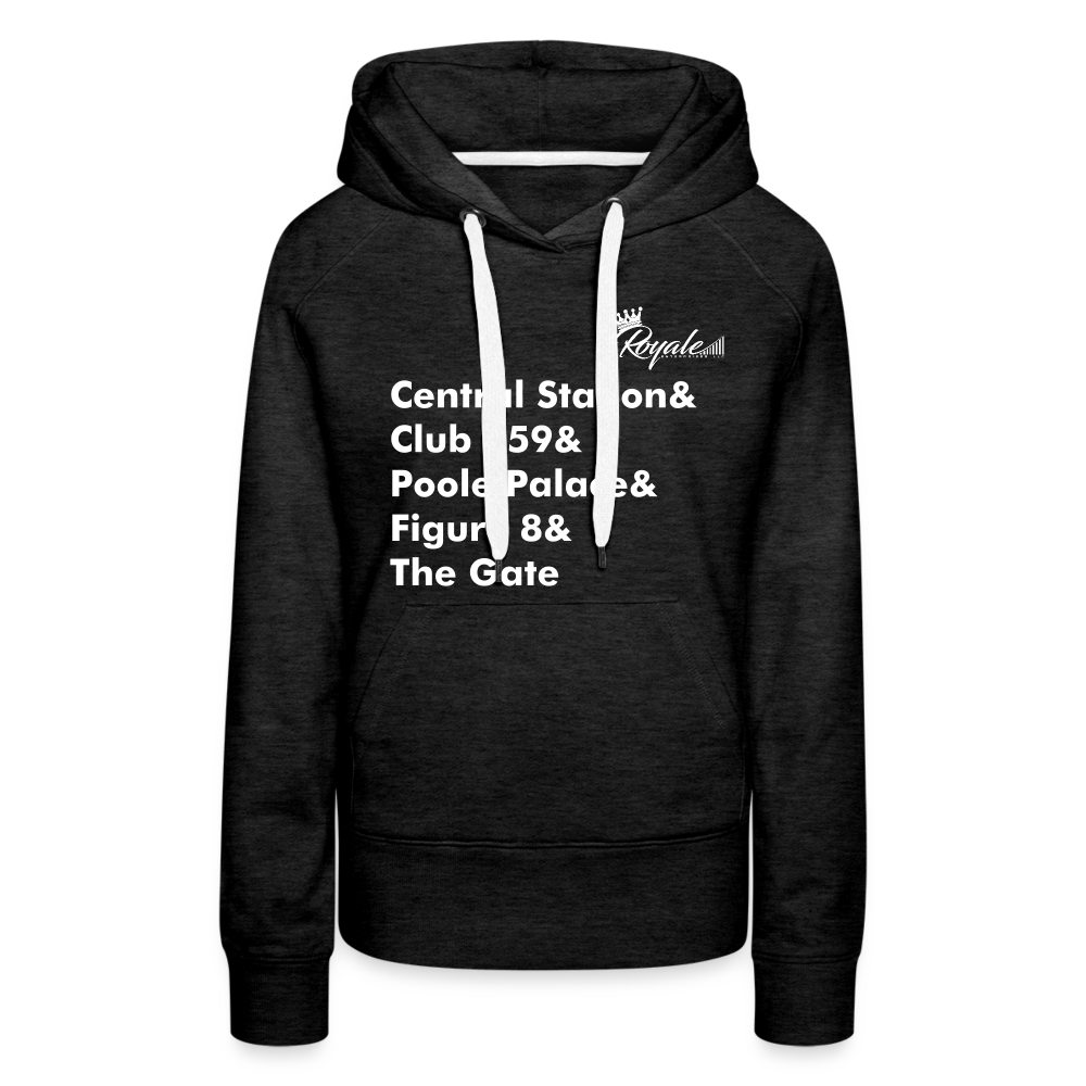 Women’s Premium Hoodie - ATL Closed Clubs - charcoal grey