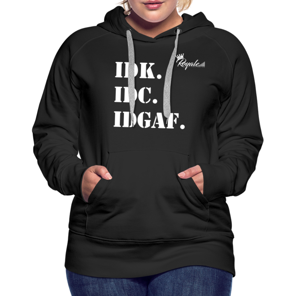 Women’s Premium Hoodie - Mood Of The Day - black