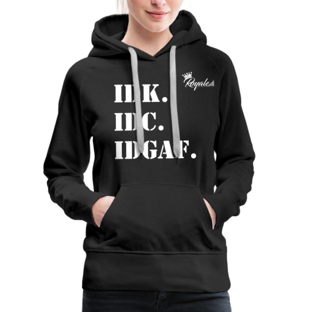 Women’s Premium Hoodie - Mood Of The Day - black