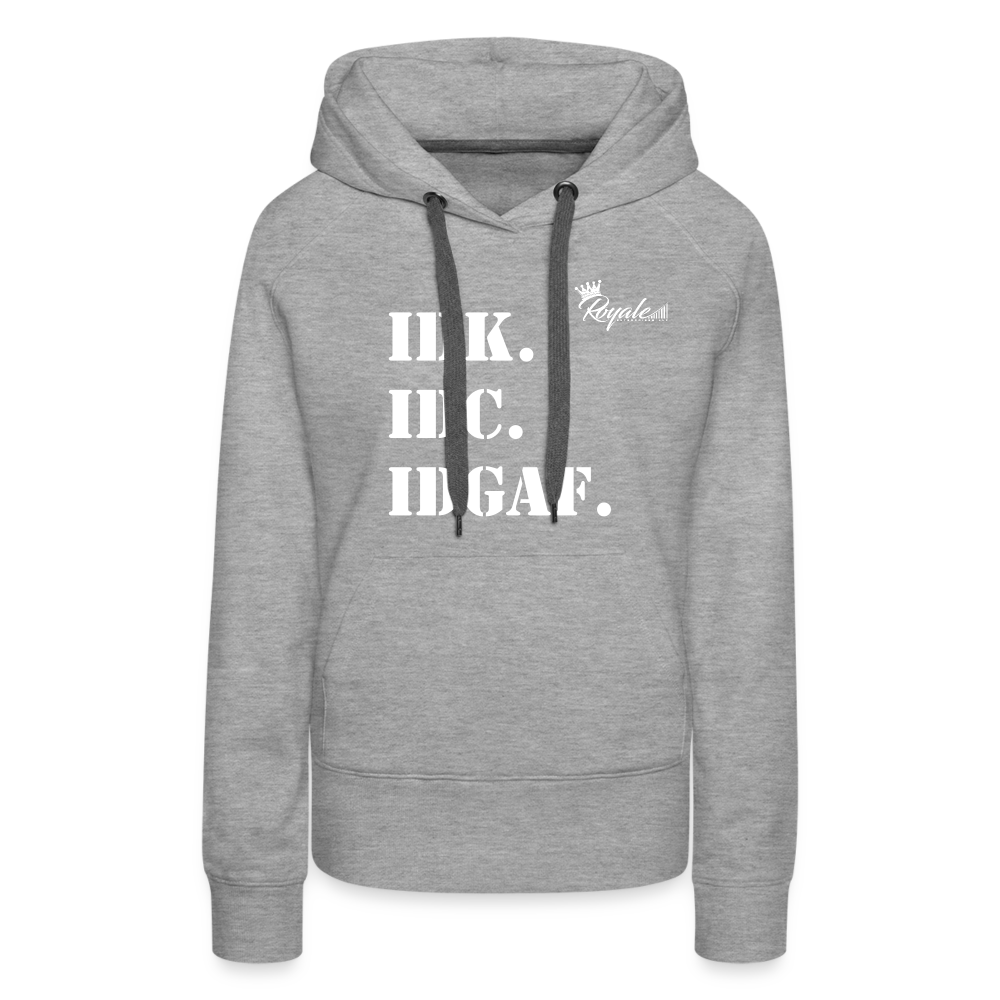 Women’s Premium Hoodie - Mood Of The Day - heather grey