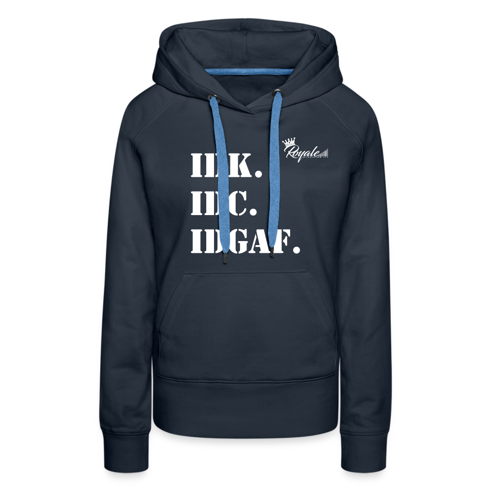 Women’s Premium Hoodie - Mood Of The Day - navy