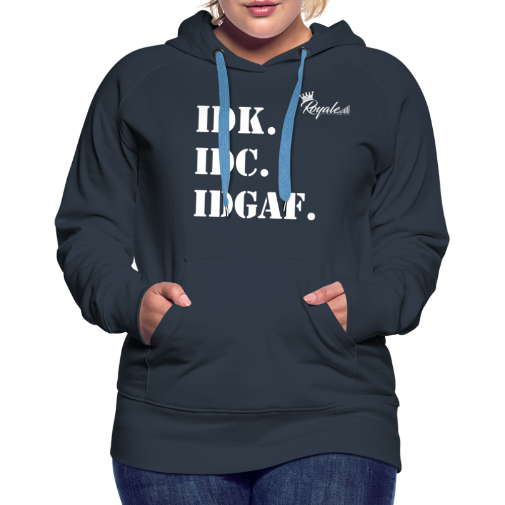 Women’s Premium Hoodie - Mood Of The Day - navy