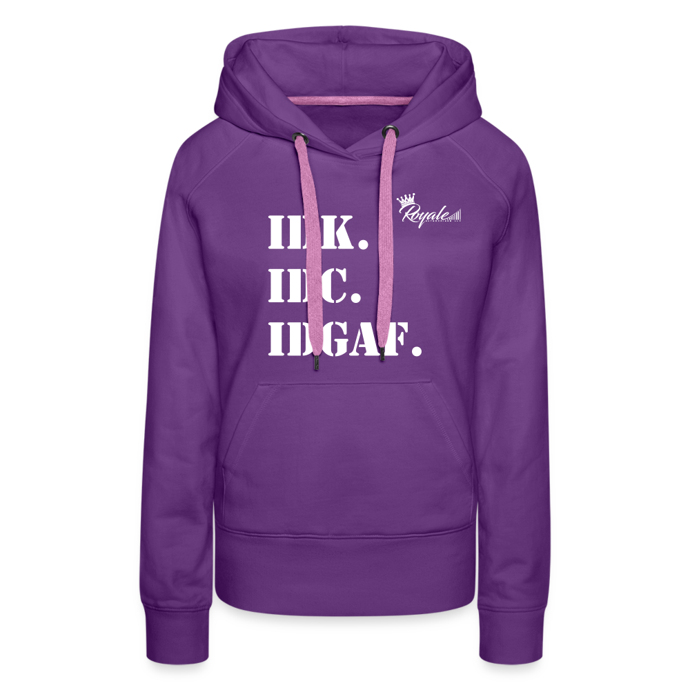 Women’s Premium Hoodie - Mood Of The Day - purple