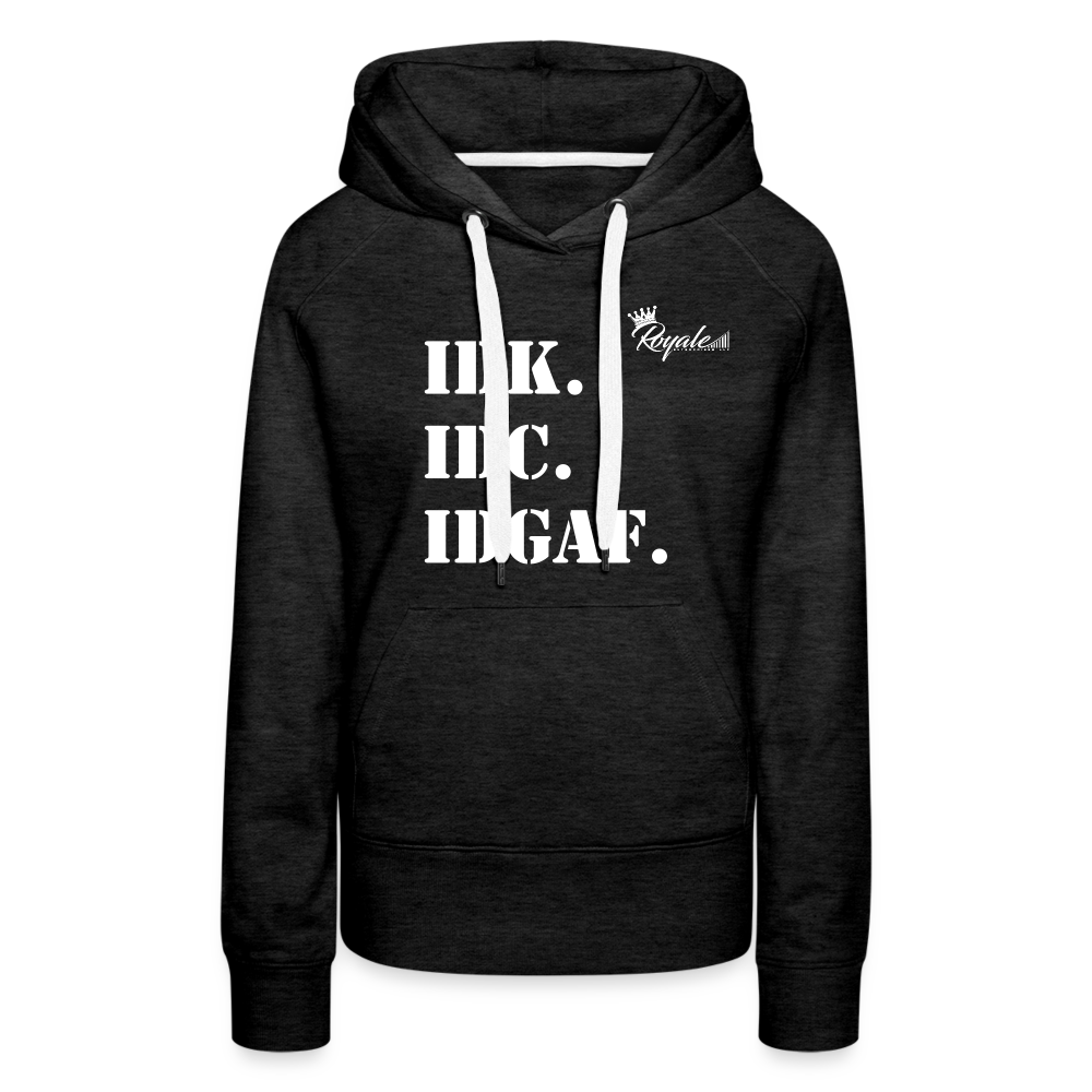 Women’s Premium Hoodie - Mood Of The Day - charcoal grey