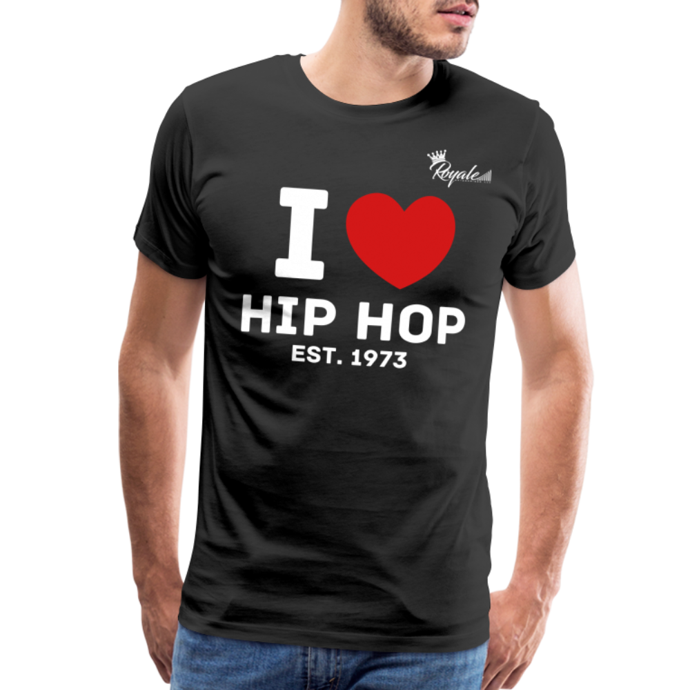 Men's Premium T-Shirt - I Love Hip Hop - black