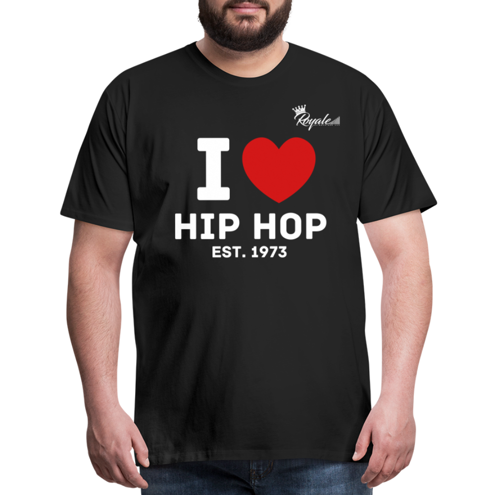 Men's Premium T-Shirt - I Love Hip Hop - black