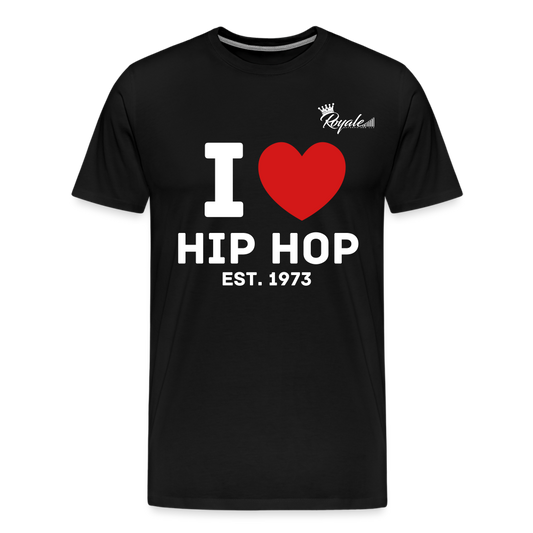 Men's Premium T-Shirt - I Love Hip Hop - black