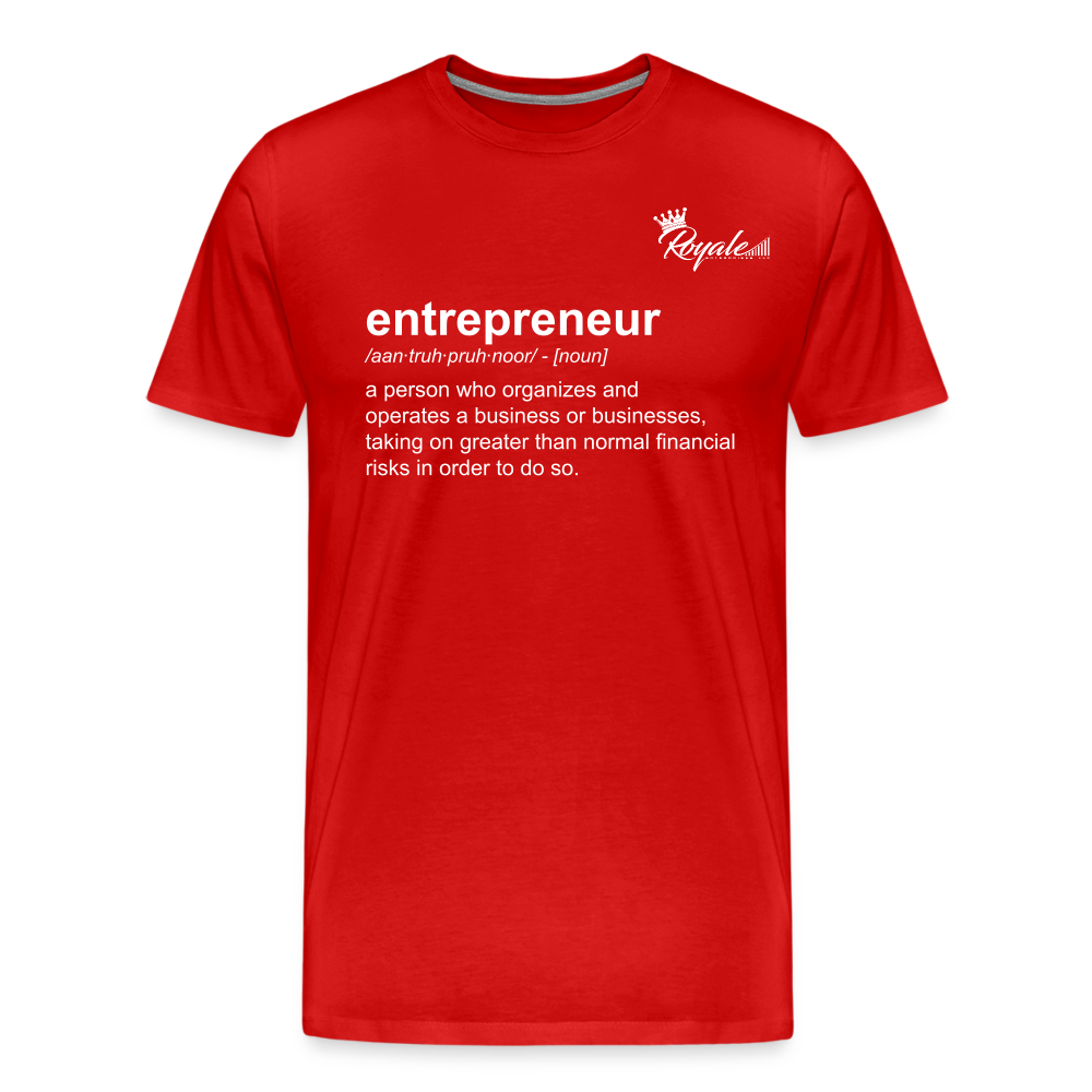 Men's Premium T-Shirt - Entrepreneur - red