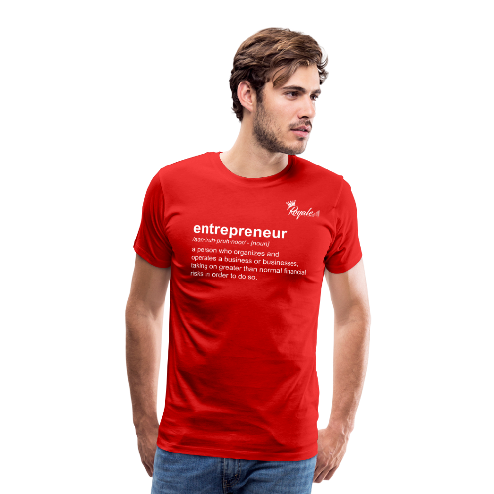 Men's Premium T-Shirt - Entrepreneur - red