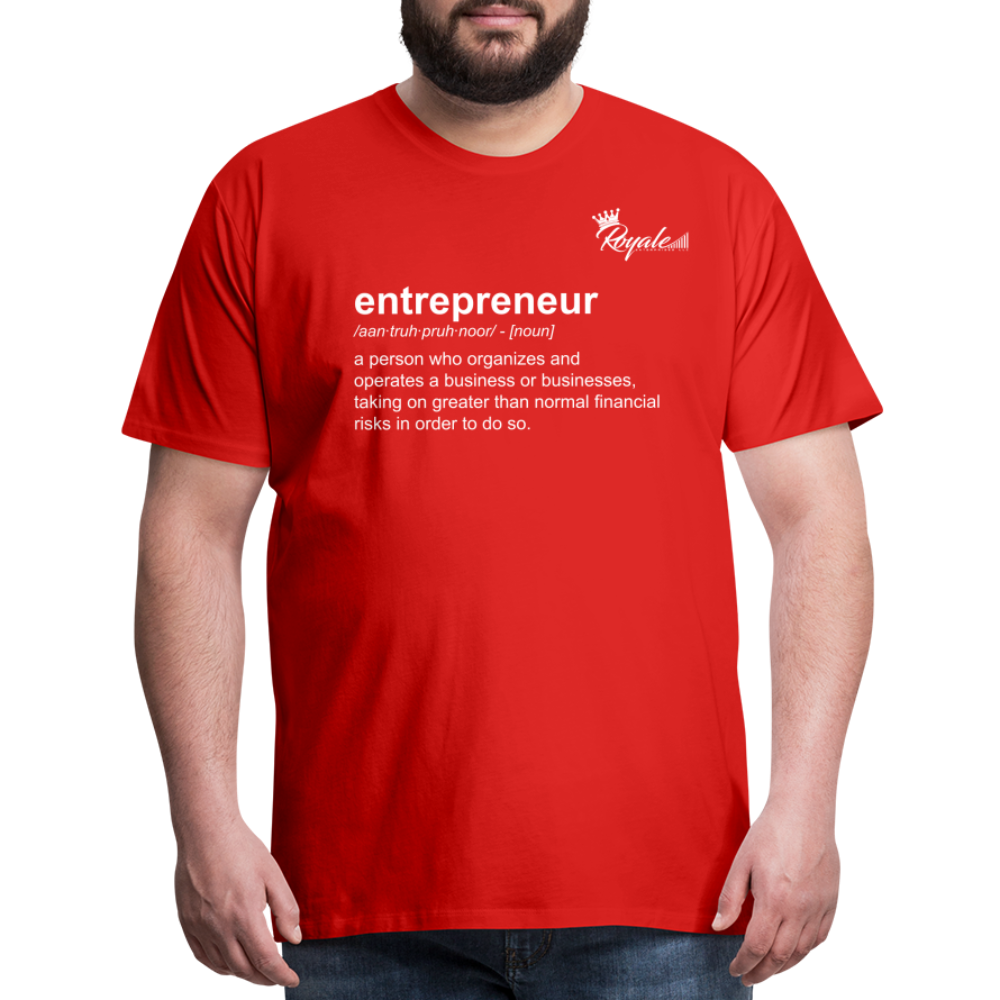 Men's Premium T-Shirt - Entrepreneur - red